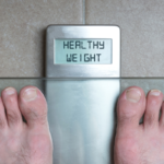 Healthy weight on the scale